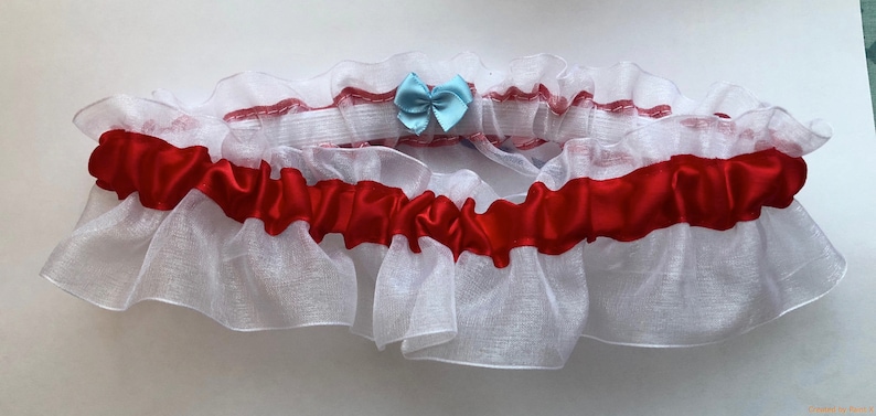 Thundering Herd Wedding Bridal Garter Handmade Can Be Personalized Marshall