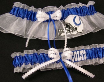 Indianapolis Colts Handmade Garter Set