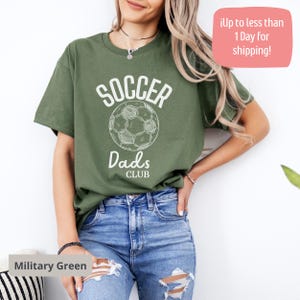 Soccer Dad Father’s Day Football Shirt | Sports Fan Tee | Gift for Dad | Dia del Padre | Coquette Soccer Lover Shirt | S-5XL Variable Sizes