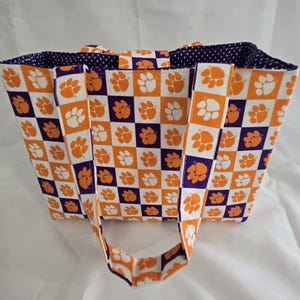 Clemson Tigers Purse Bag Tote College Football