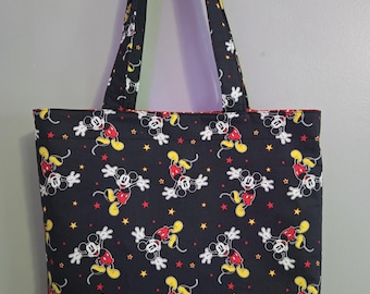 Disney Mickey Mouse Black  Large Tote Bag