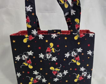 Disney Mickey Mouse Black Purse Bag Tote