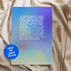 Postkarte „Du schaffst das!“ – Mutmach-Karte aus Recyclingpapier | Motivationskarte, Aufmunterung, Geschenk für Freunde, mentale Stärke