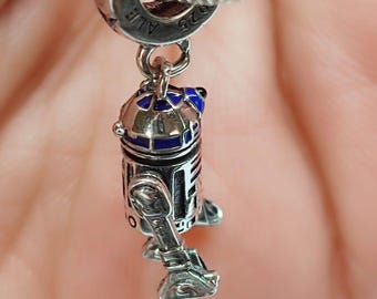 Robot R2-D2 Charm in 925 Silver – Compatible with Pandora Bracelets | Star Wars Jewelry