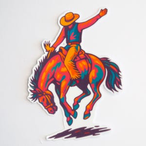 Cowboy Western Neon Horse