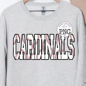Cardinals PNG Image, Cardinals Baseball Mascot Design, Sublimation Designs Downloads, PNG File