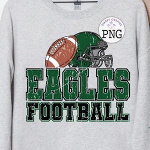 Adler Fußball PNG Bild, Fußball Adler Maskottchen Schulgeist Grünes Design, Sublimationsdesigns Downloads, PNG Datei