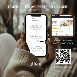 Minimalistische zwarte strik uitnodigen minimalistische RSVP, online RSVP-uitnodiging, RSVP-websites, bewerkbaar uitnodigend, zwarte kokette BB4 met strikthema afbeelding 5