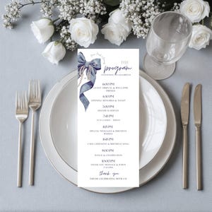 Denim Pearls Diamonds dinner party downloadable event program,jeans pearl editable birthday program template,denim party decor DDP1