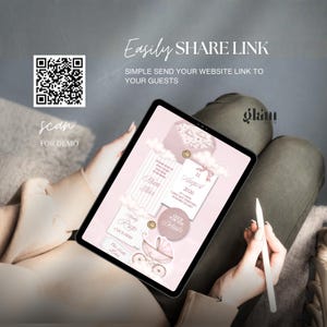 Pink cloud baby girl shower editable inviting,heaven sent rsvp websites,cloud 9 baby shower envelop invitation pastel cloud babyshower 9C1 image 3