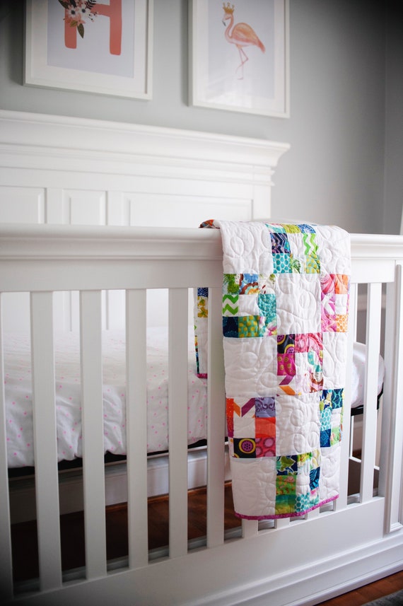 White crib quilt hotsell