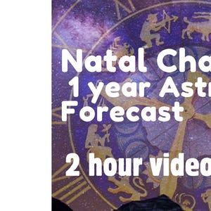 Geburtstafel + 1 Jahr astrologische Vorausschau - 2 Stunden Beratung