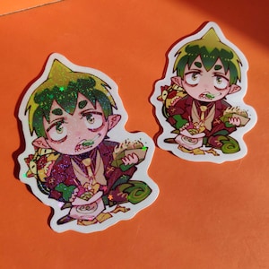 Amaimon Blue Exorcist Sticker | Anime Foodie Demon (2 inch)