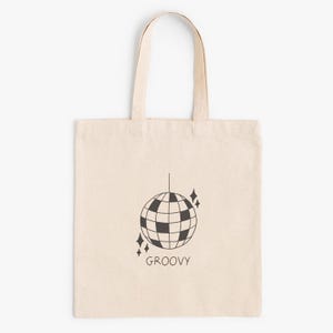 Groovy Graphic Tote Bag