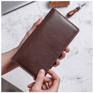 Wallet DIY Kit Premium Leather Materials Set Wallet Craft Kit Perfect Gift for boyfriend husband Loved Ones