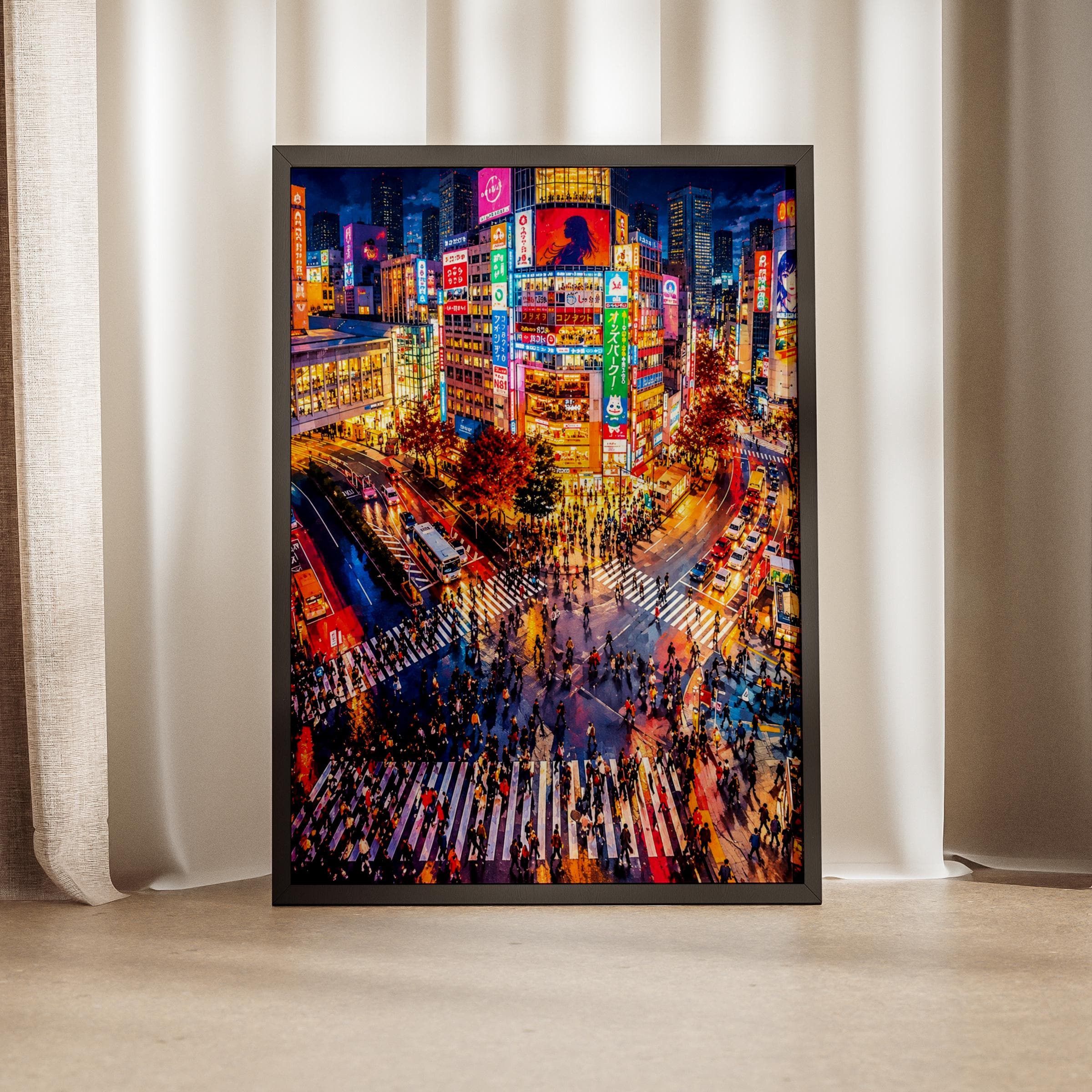 Poster Shibuya - Etsy