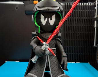 Figura impresa en 3D de Marvin Ren / Fan art de la fusión Jedi-Marte