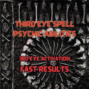 THIRD EYE SPELL / Psychic Abilities / Mind Expansion / Ajna Chakra / Psychic Development / Intuitive Insight / 3rd eye Activation