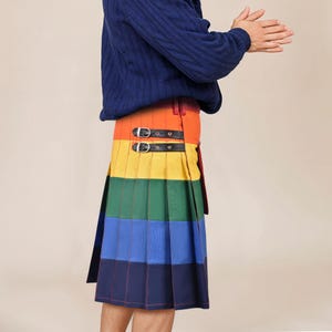 LGBT Gay Pride Rainbow Hybrid Kilt