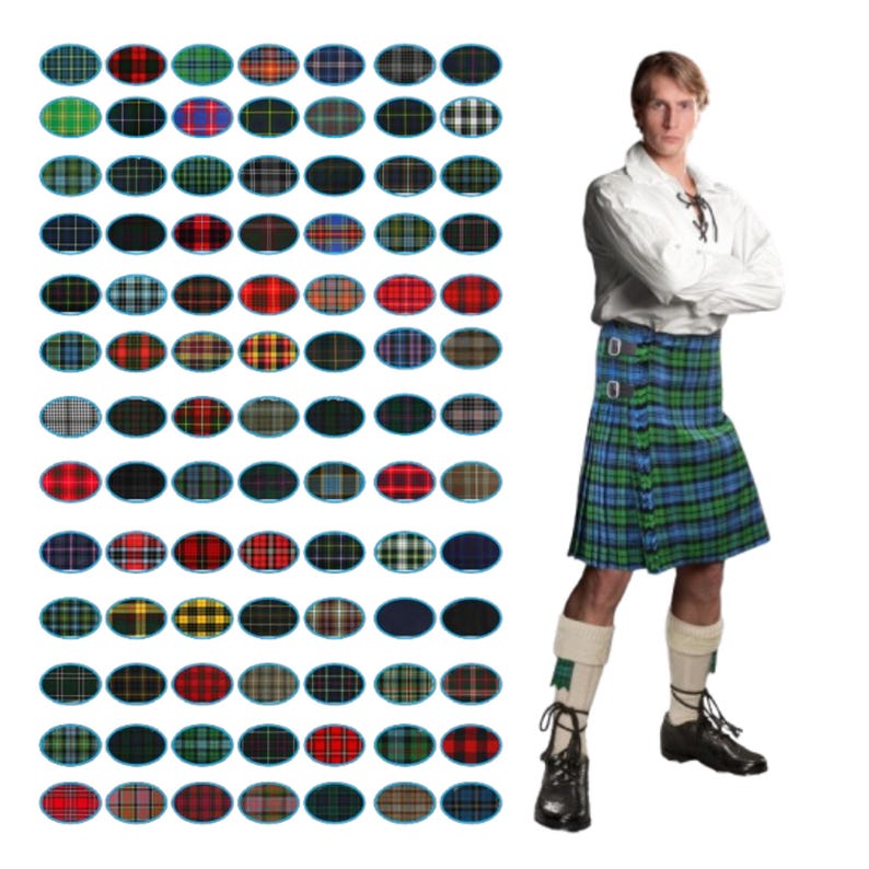 Scottish Tartan Kilts for Men