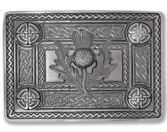 Thistle Kilt Belt Buckle - Various Designs by Kilt Emporium