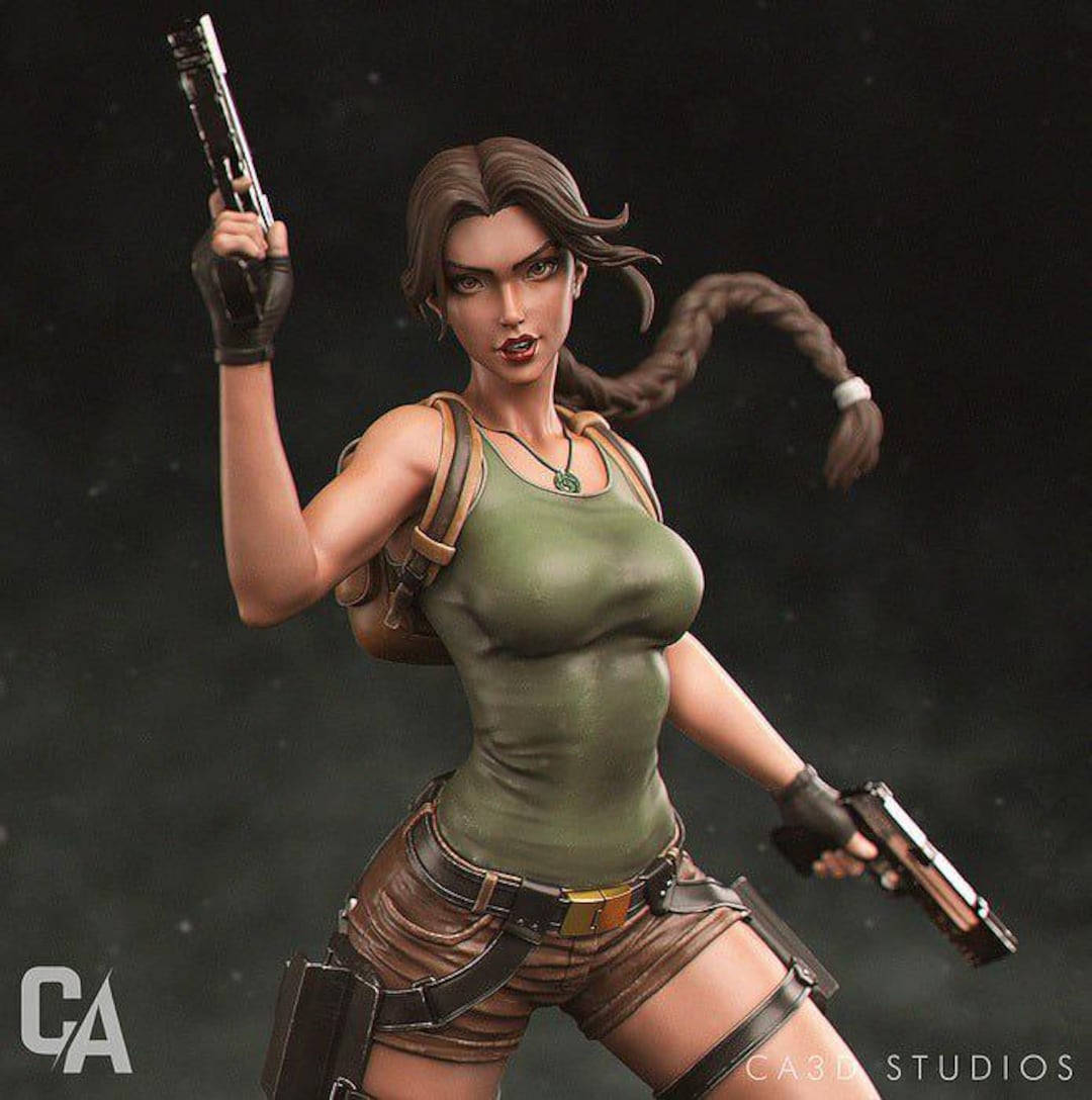 Lara Croft Model Kit by CA3D Studios - Etsy