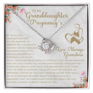 Granddaughter Pregnancy Gift for Daughter Baby Shower Gift for Mom to be Gift for Expecting Mom Gift Pregnant Daughter Gift from Mom Mama.
