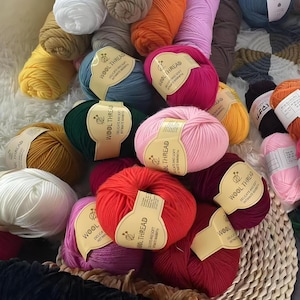 43 Colors of Wool Yarn, Yarn, Wool Yarn, merino wool knitting yarn, worsted weight yarn,