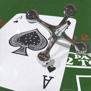 Black Jack, signed and numbered limited edition paper print