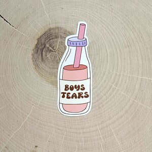 Boys Tears Waterproof Sticker