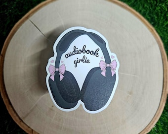 Audiobook Girlie Waterproof Sticker