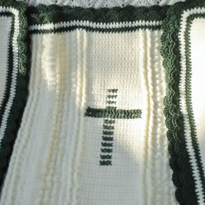 Crocheted Baby Afghan Irish Knit Design Custom Order Only image 3