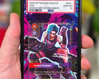 Showcase Jinx Custom Riftbound Slab Display Art Insert