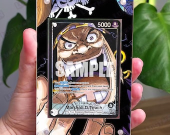 Marshall D. Teach Leader Custom One Piece Art Insert with Acrylic Display Frame