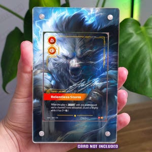 Volibear Overnumbered Origins Extended Art Print | Raw Card Display Frame