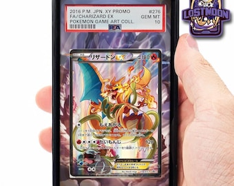 Charizard EX Extended Art Insert | Graded Card Display Case