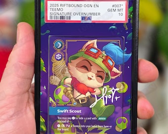 Showcase Teemo Custom Riftbound Slab Display Art Insert