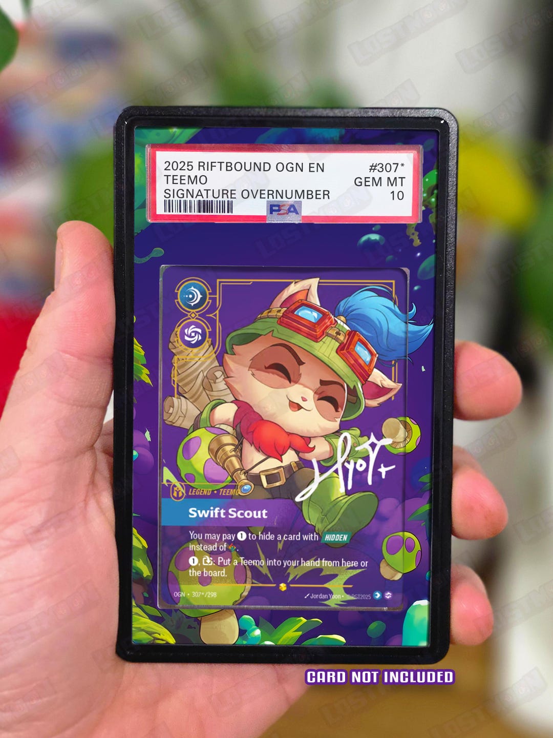 Showcase Teemo Custom Riftbound Slab Display Art Insert - Etsy