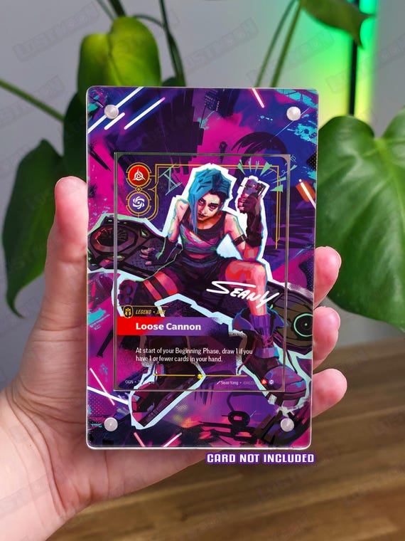 Showcase Jinx Custom Riftbound Art Insert With Acrylic Display Frame - Etsy  Australia