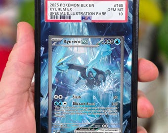 Kyurem ex SAR Extended Art Insert | Graded Card Display Case