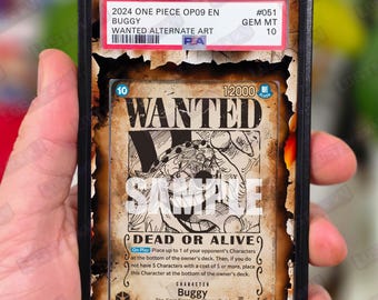 Buggy Wanted Custom One Piece Slab Display Art Insert
