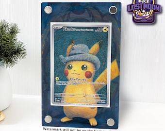 Pikachu AR Van Goh Promo erweiterter Kunstdruck | Rohe Karte Rahmen