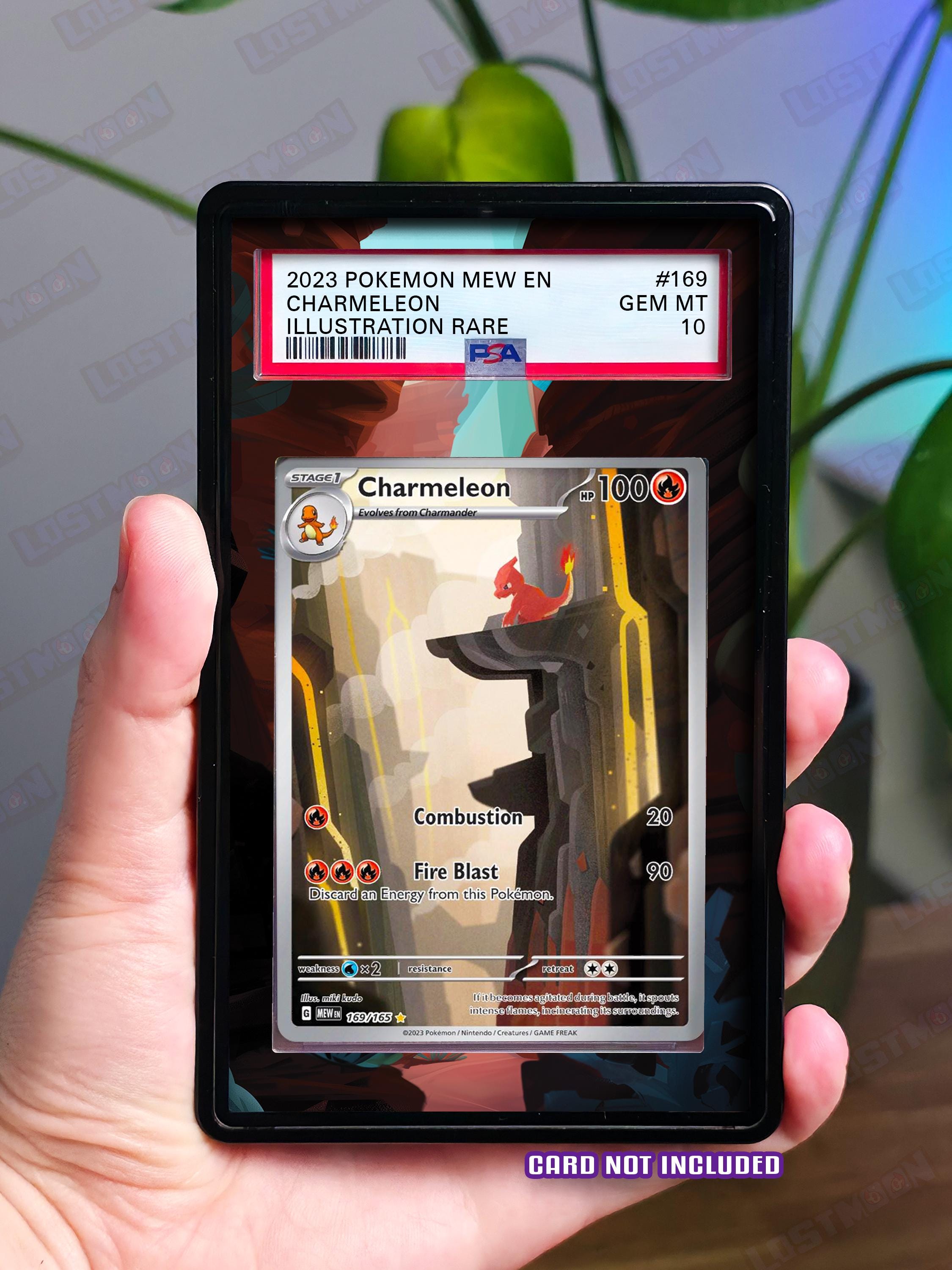 Charmeleon Custom Pokmon Slab Display Art Insert - Etsy