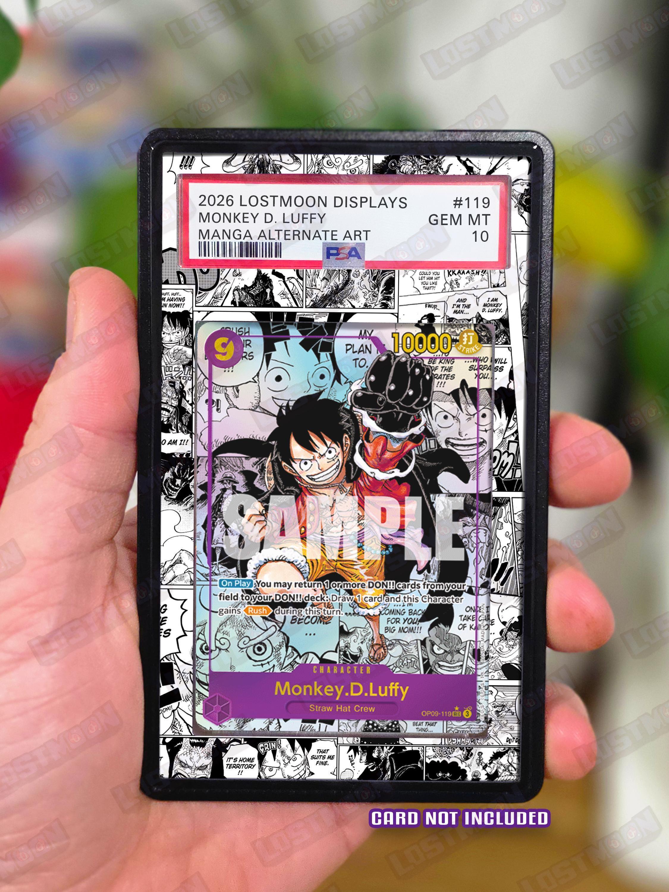 Monkey D. Luffy Manga OP09 Extended Art Insert | Graded Card