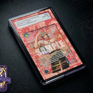Portgas D. Ace Red Manga OP13 Extended Art Insert | Graded Card Display Case