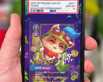 Showcase Teemo Custom Riftbound Slab Display Art Insert