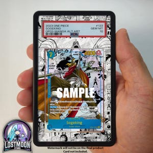 OP03-122 Sogeking Manga Vitrine graduée personnalisée en une pièce