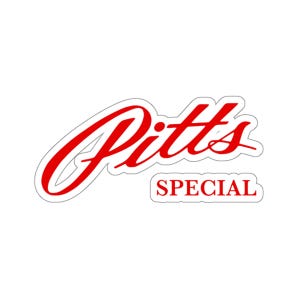P!TTS SPEC!AL Aircraft Sticker | High Quality Sticker | Airplane Sticker | Aviation Sticker | Aviation Stuff | Pilot Gifts |
