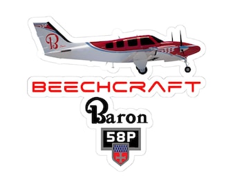 ビーチクラフト バロン 58 ステッカー | 航空パイロットギフト