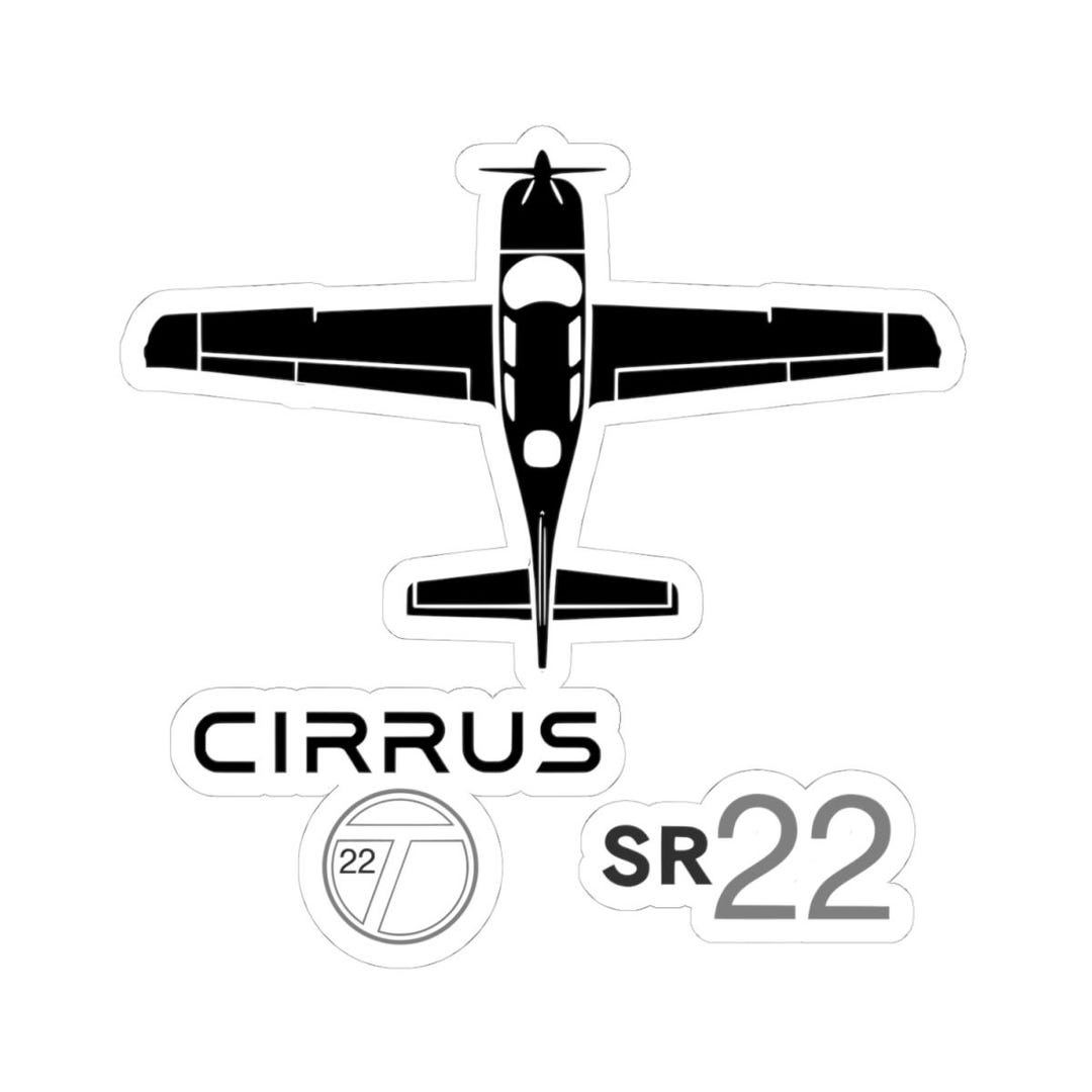 Cirrus SR22 Sticker | Aviation Vinyl Decal - Etsy